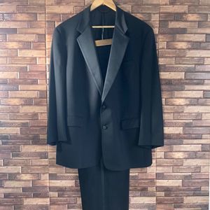 Hart Schaffer & Marx for Nordstrom Tailored Men’s Tuxedo Suit Black Size 44 R 39